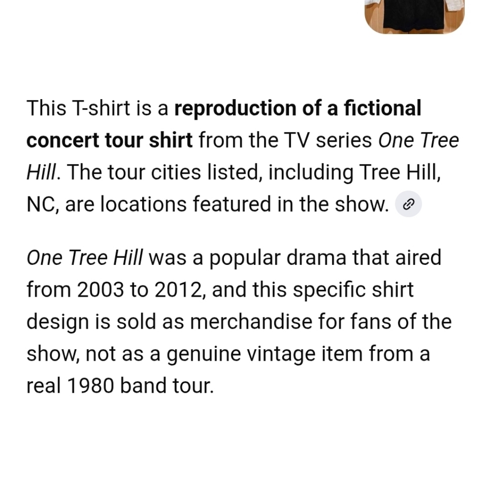 Clothes Over Bros One Tree Hill Tee  EUC - Picture 3 of 7